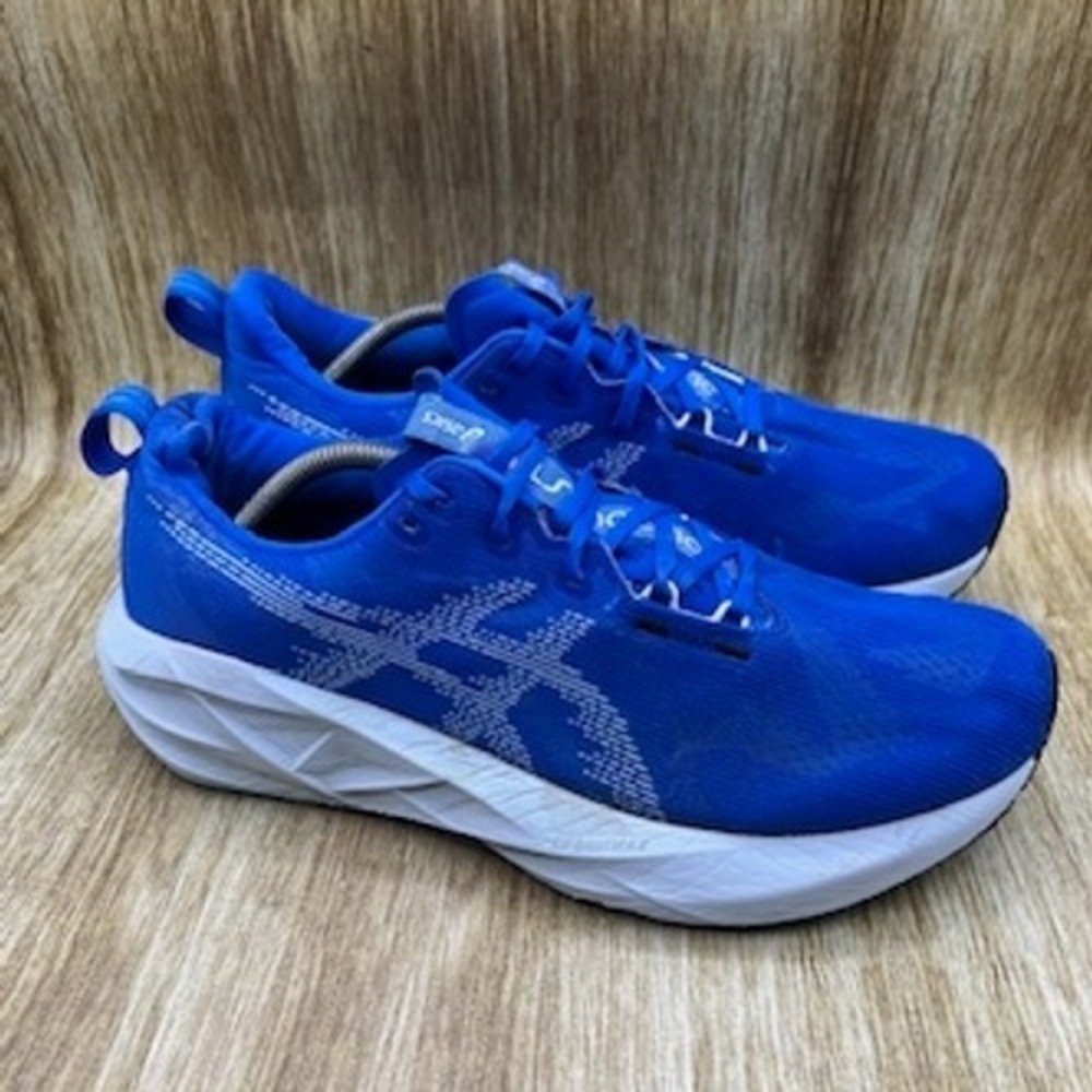 Asics Novablast 5 Running Shoes Men's Size 11.5 Blue Athletic Sneakers 1011B974